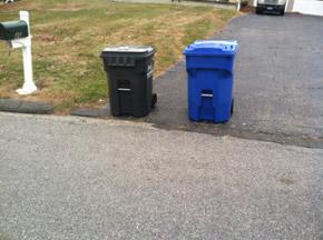 Curbside Trash bins 