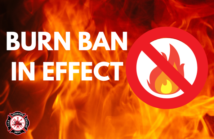 Burn Ban in effect