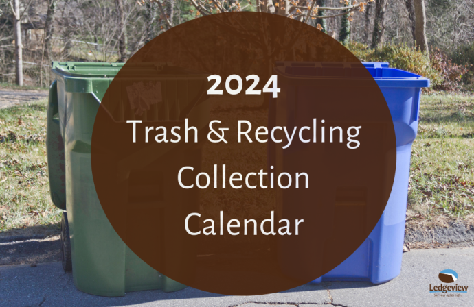 Trash Recycling Calendar